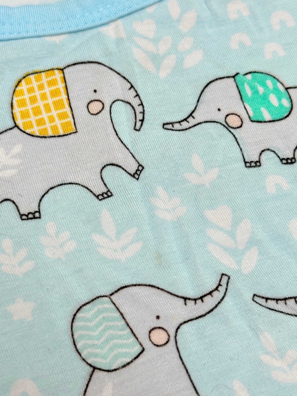 Little Sleepies Elephant Print Pajama Set 2T