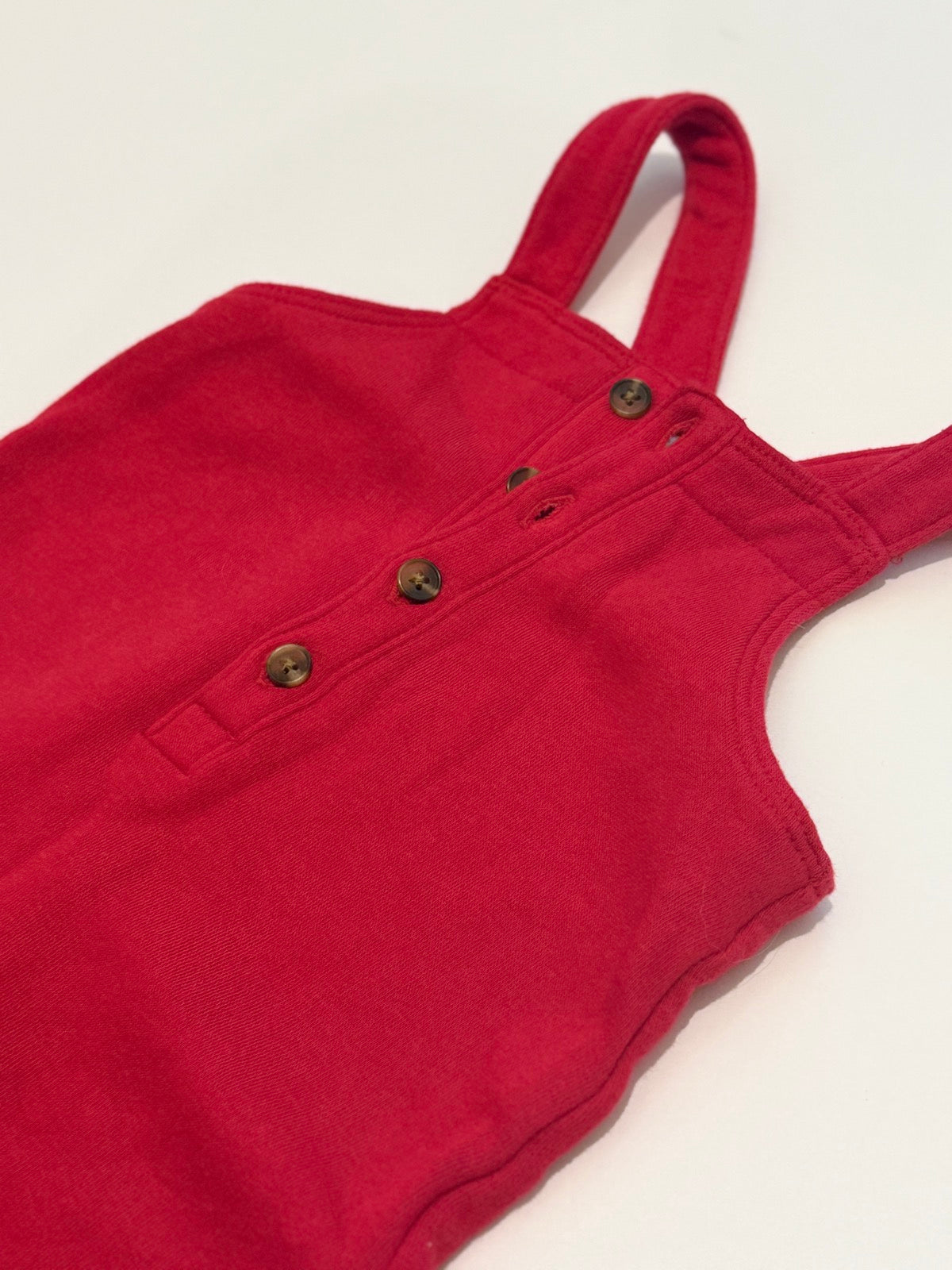 Old Navy Red Overalls 3-6M