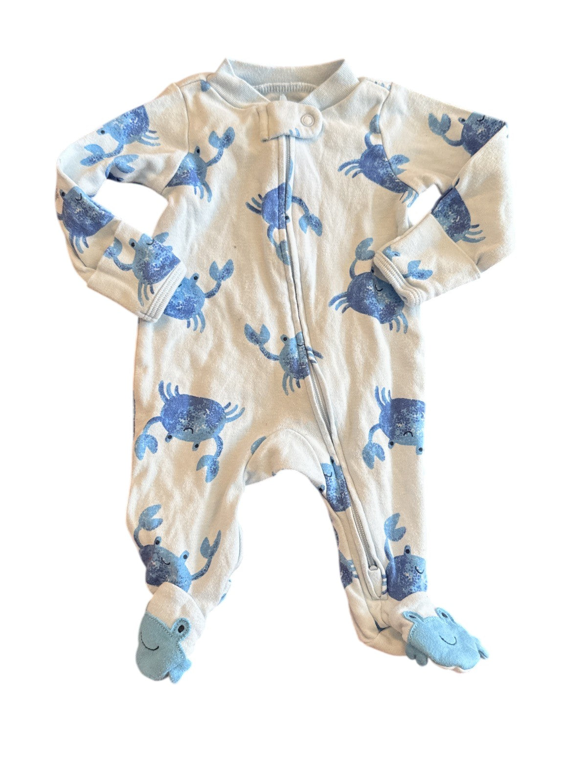 Carter's Crab Fleece Sleeper Newborn