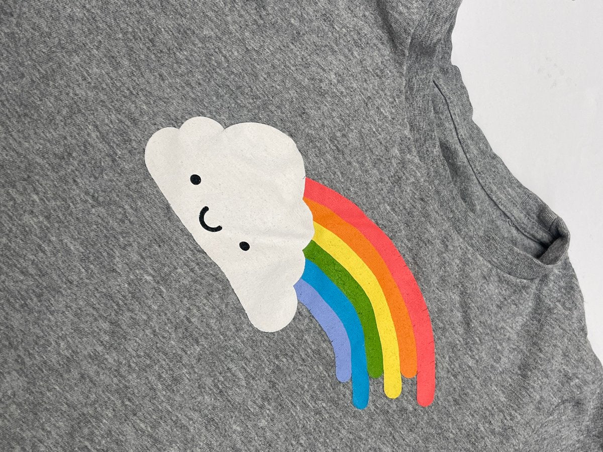 Whistle & Flute Rainbow Cloud T-Shirt 5-6