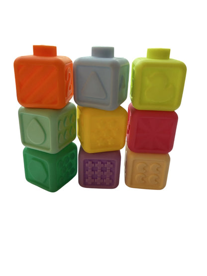 Soft Sensory Baby Building Blocks Set