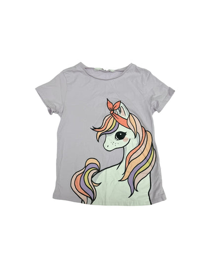 H&M Unicorn Print T-Shirt Size 8