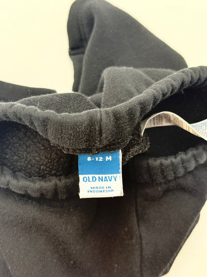 Old Navy Fleece Heart Knee Leggings 6-12M