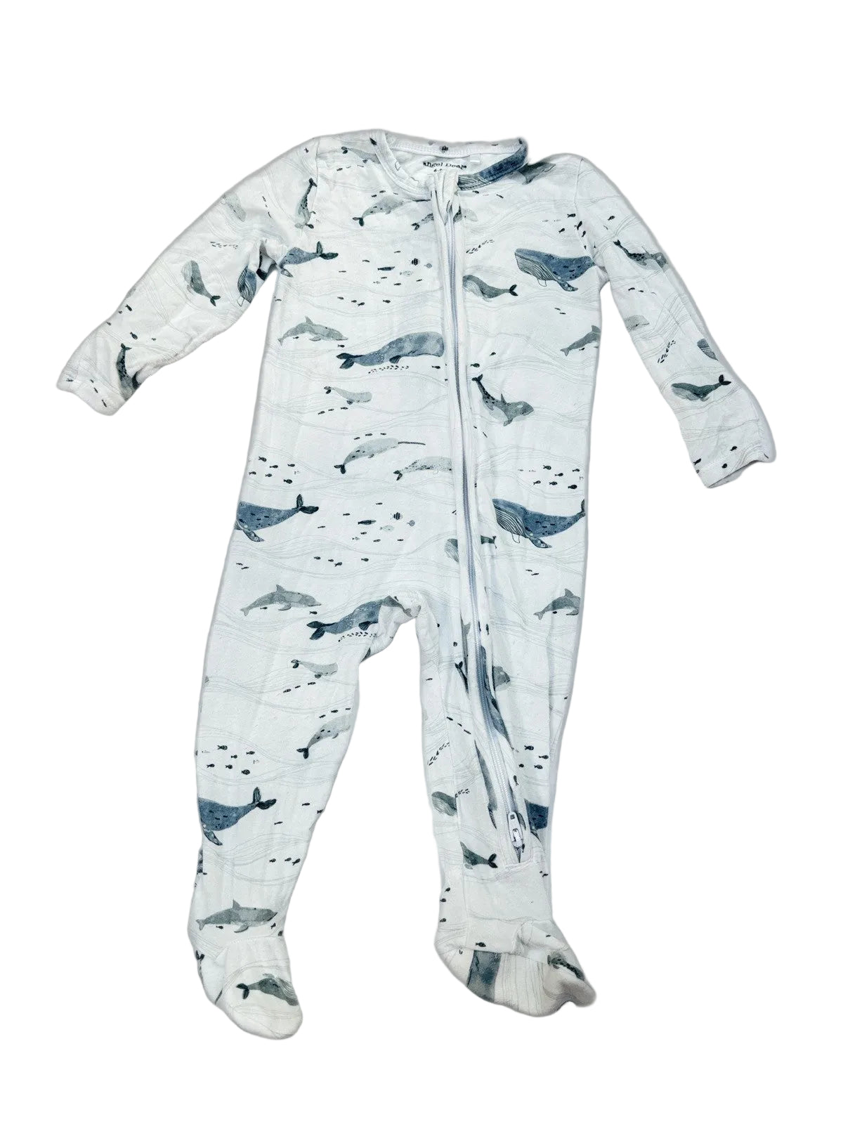Angel Dear Whale Footed Sleeper 6-9M