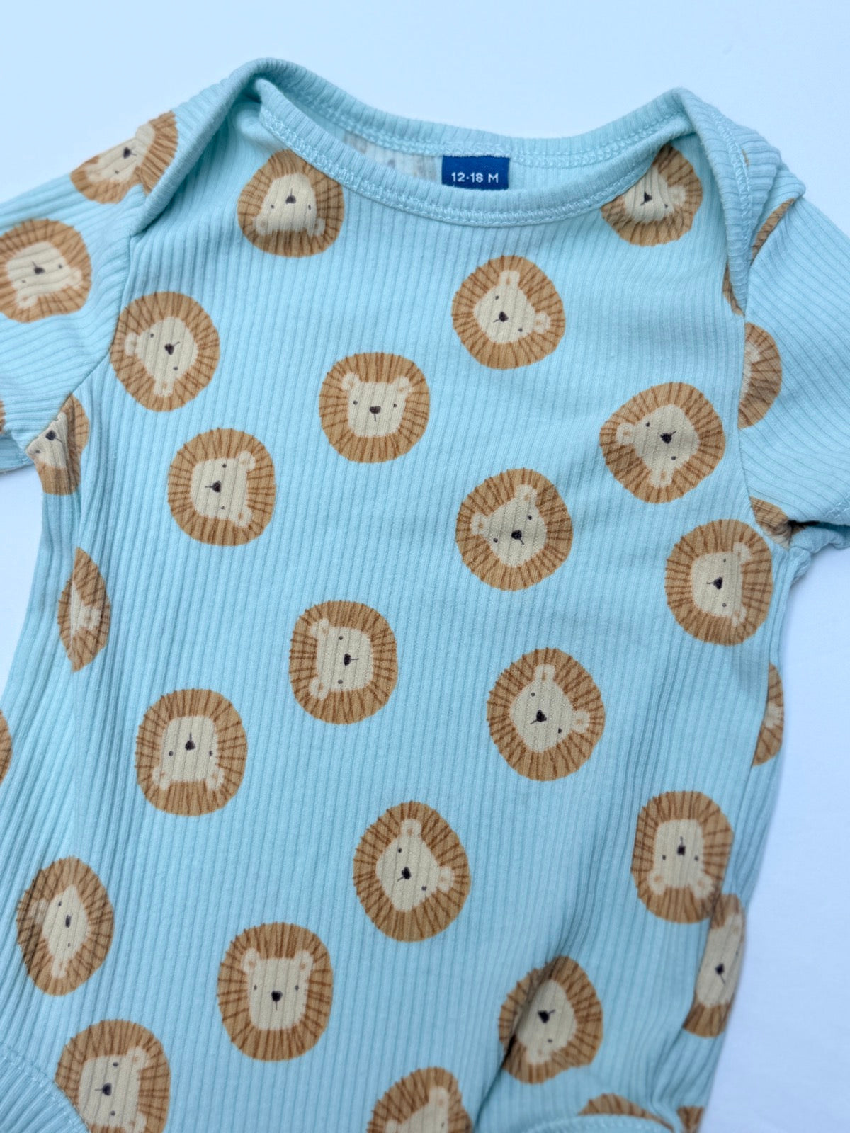 Old Navy Lion Print Bodysuit 12-18M