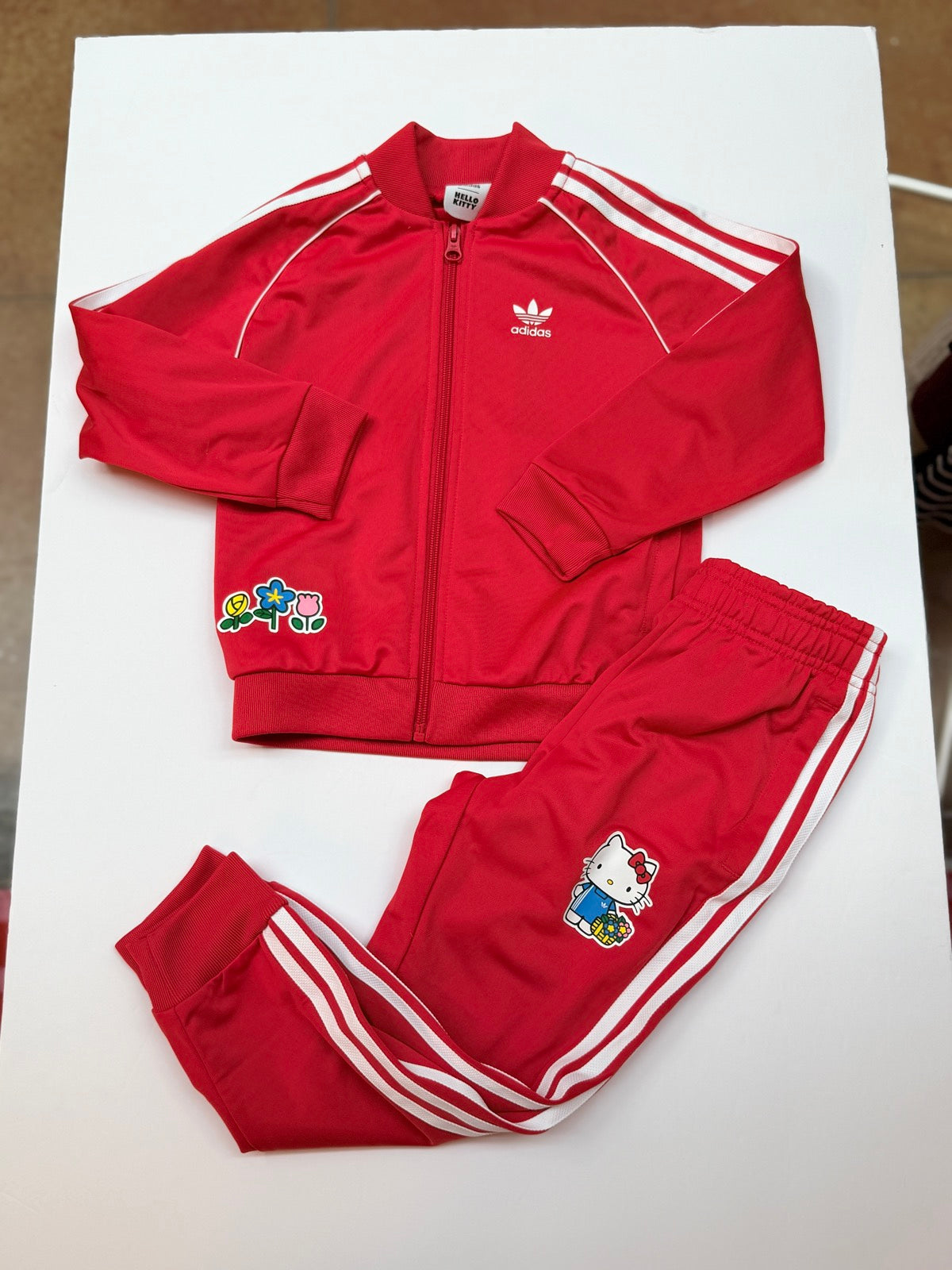 Adidas x Hello Kitty Track Suit Set Size 5-6Y