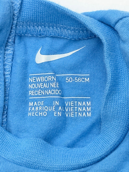 Nike Swoosh Blue Romper Newborn