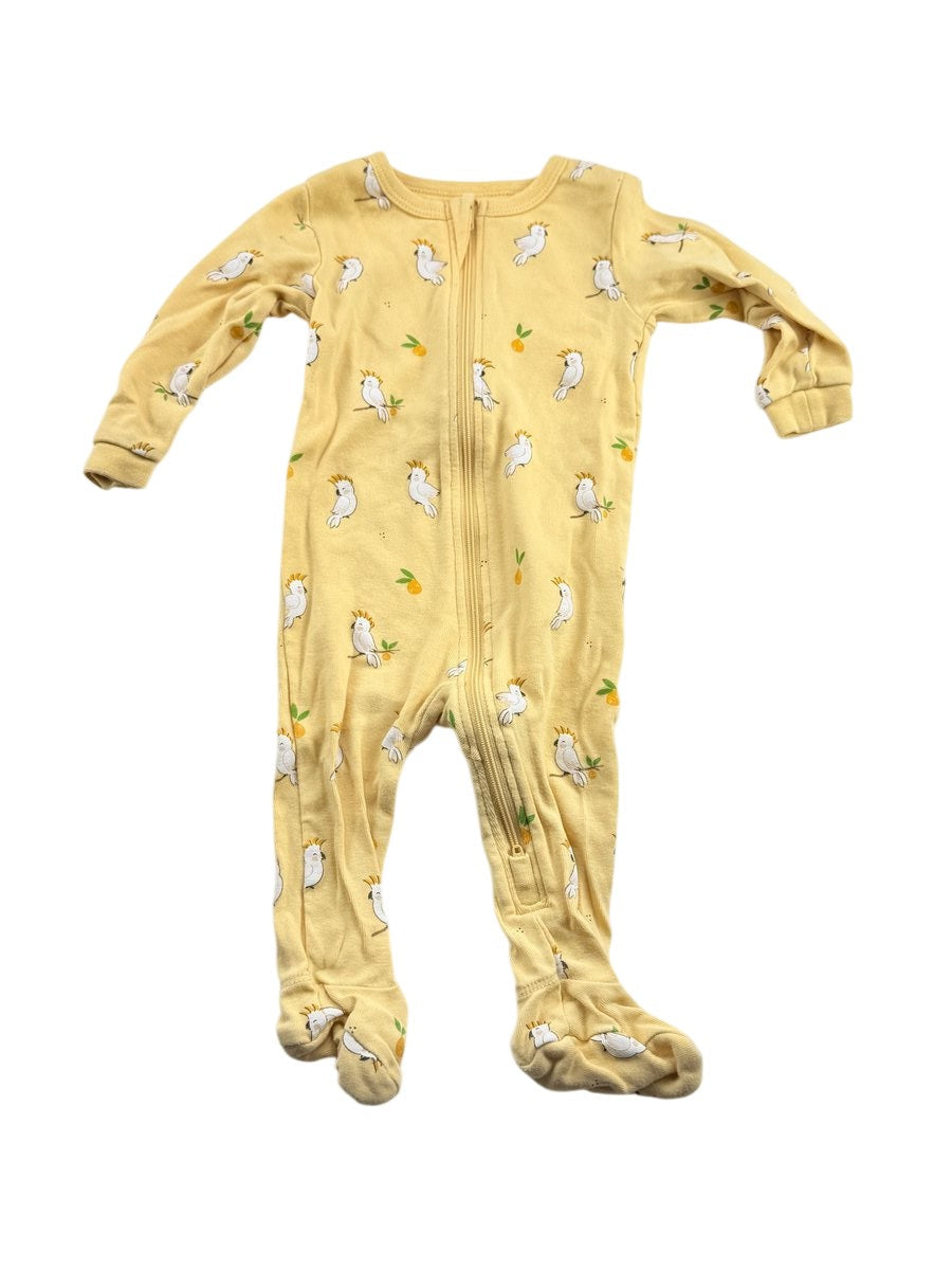 Petit Lem Cockatoo Print Sleeper 6M