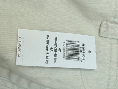 NWT - Old Navy Khaki Cargo Pants 4T