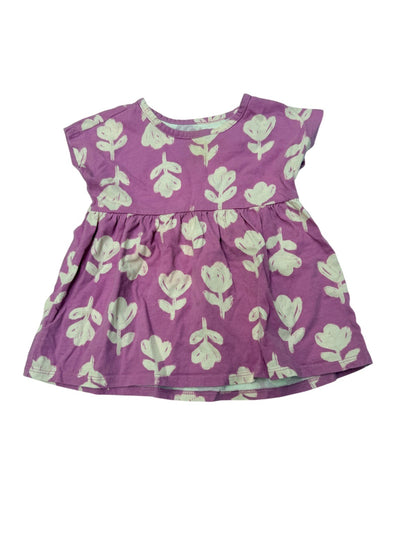 George Purple Floral Dress 3T