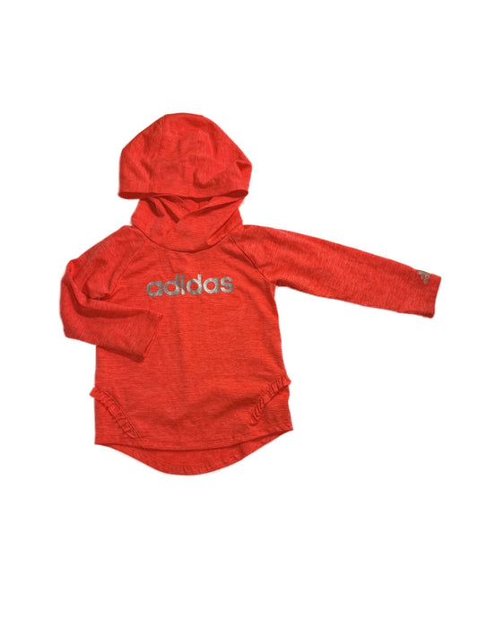 Adidas Coral Ruffle Hoodie Long Sleeve 18M