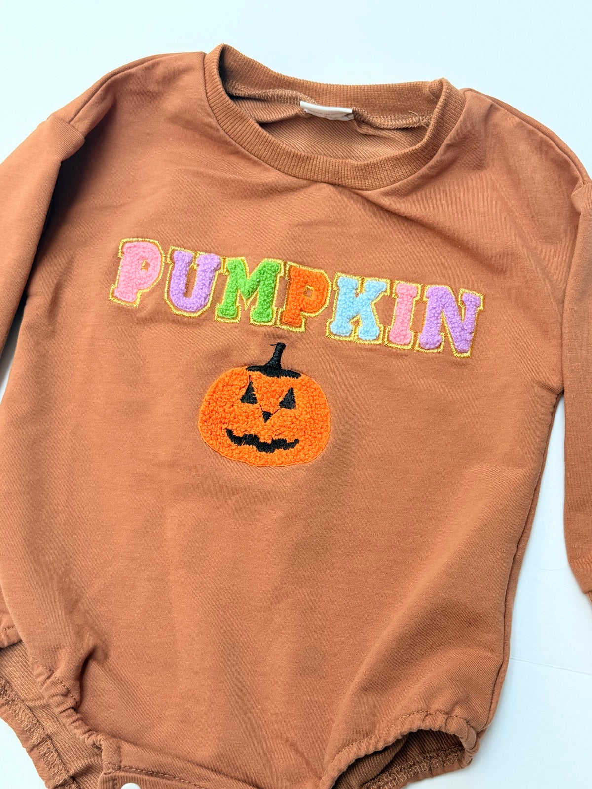 Pumpkin Halloween Long Sleeve Bodysuit 6-12M
