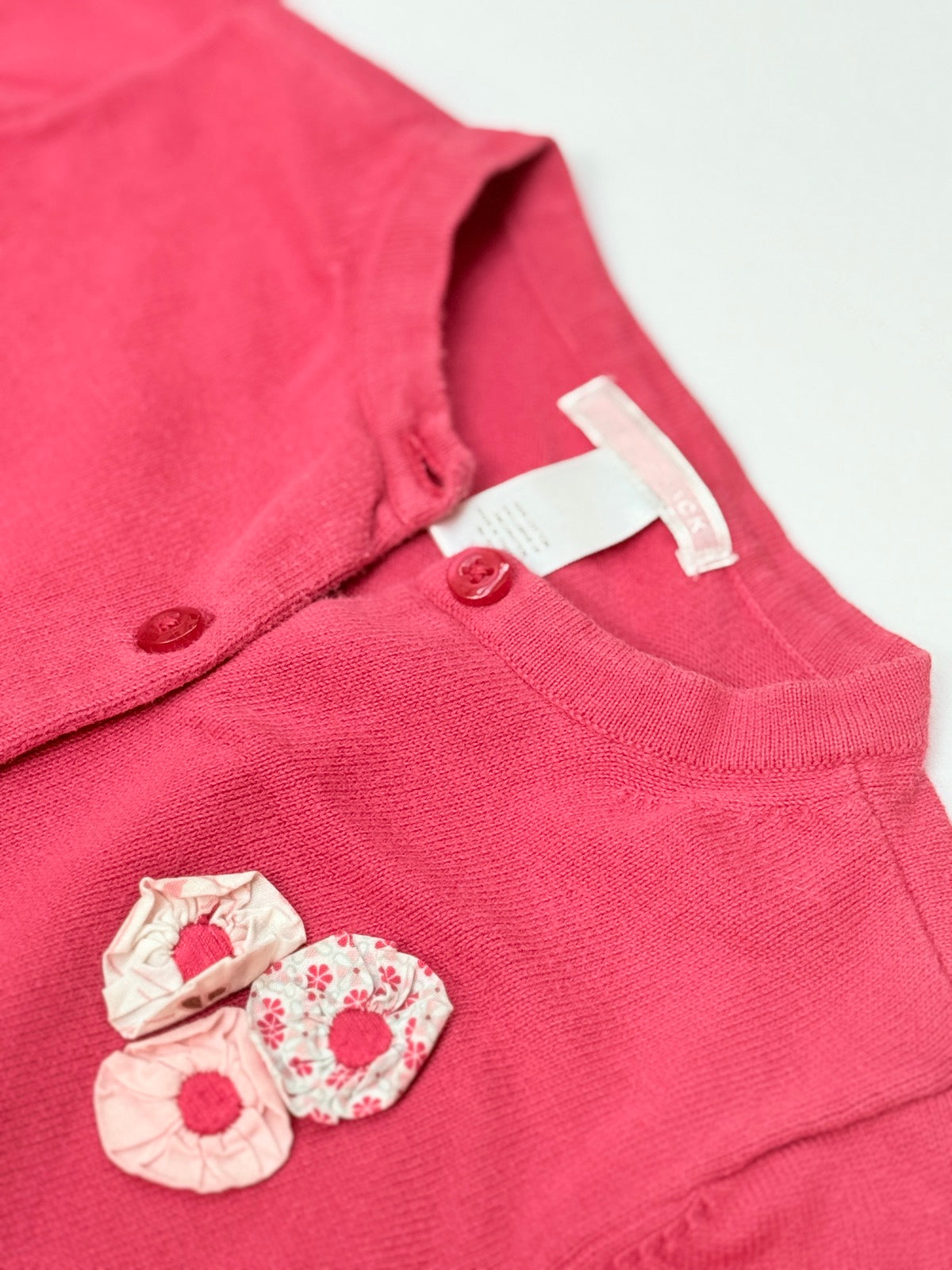 Janie and Jack Pink Floral Cardigan 5T