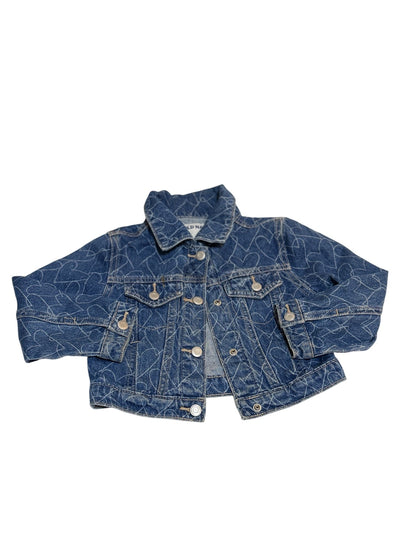 Old Navy Heart Denim Jacket 4T