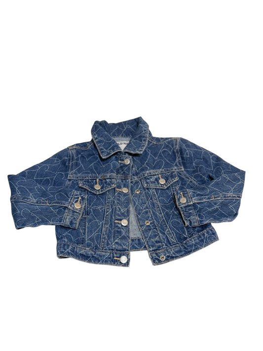 Old Navy Heart Denim Jacket 4T