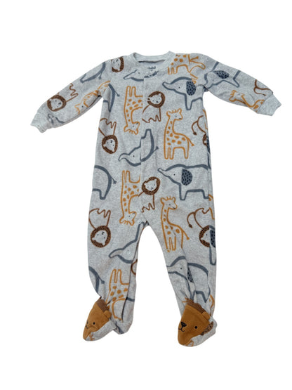 Child of Mine Carter's Safari Fleece Sleeper 6-9M