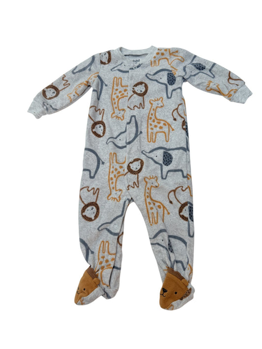 Child of Mine Carter's Safari Fleece Sleeper 6-9M
