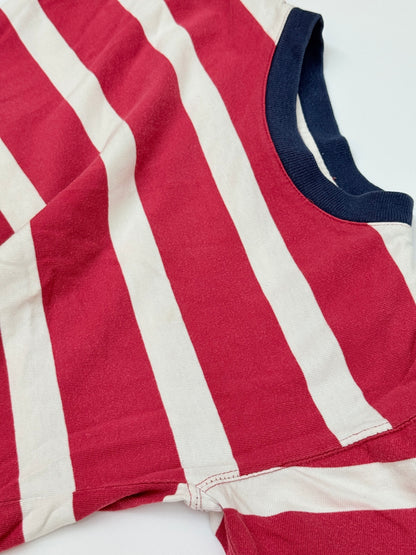 Gap Red White Stripe T-Shirt 6-8Y