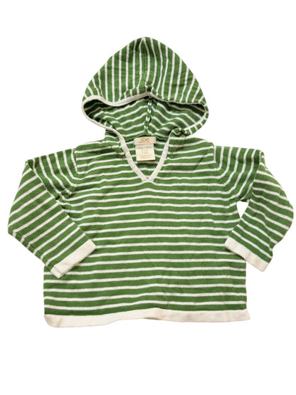 Joe Fresh Striped Hooded Sweater 6-12M