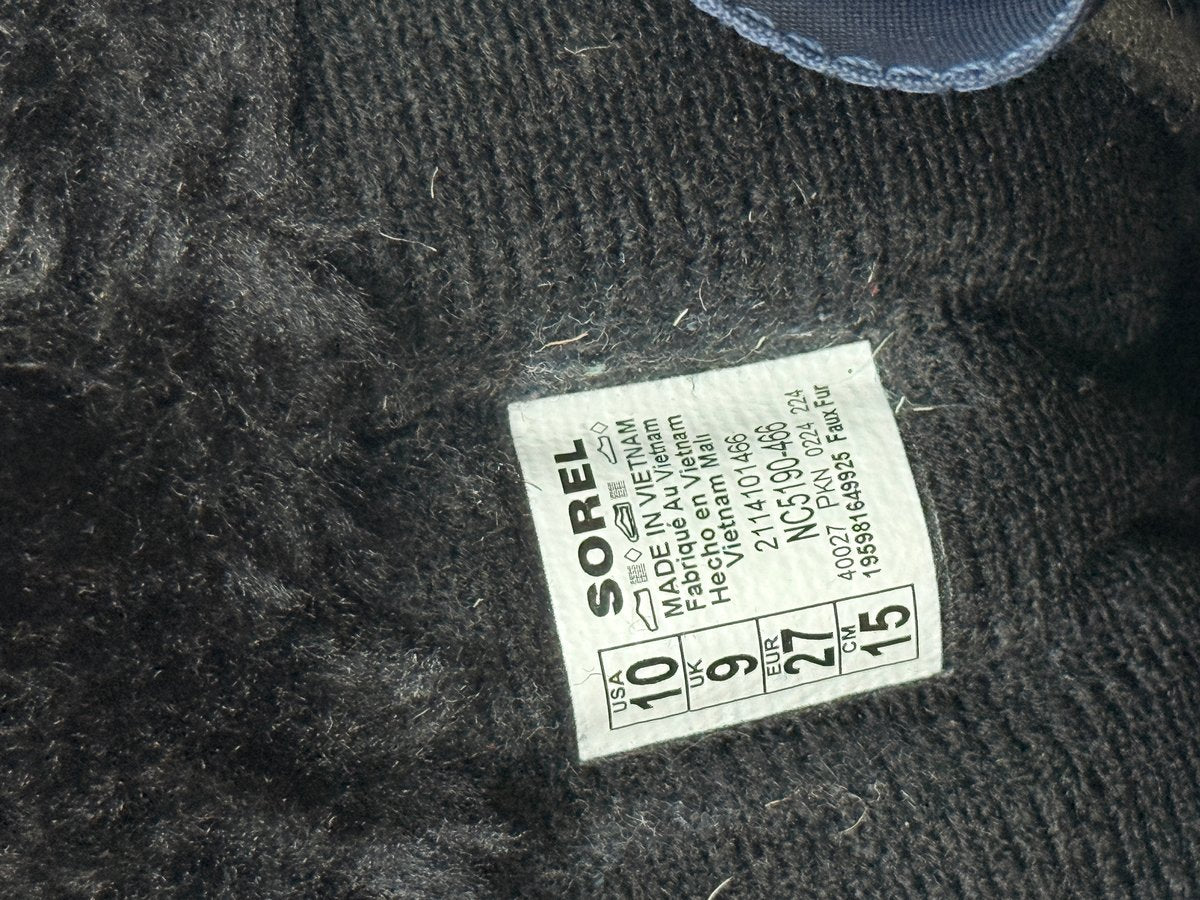 Sorel Snow Commander Winter Boots Size 10