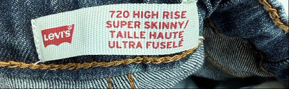 Levi's 720 High Rise Super Skinny Jeans Size 5