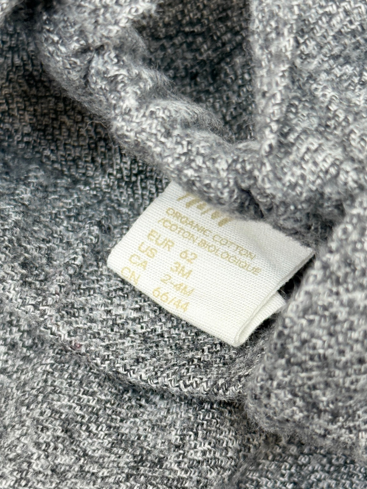 H&M Organic Cotton Suspender Pants 2-4m