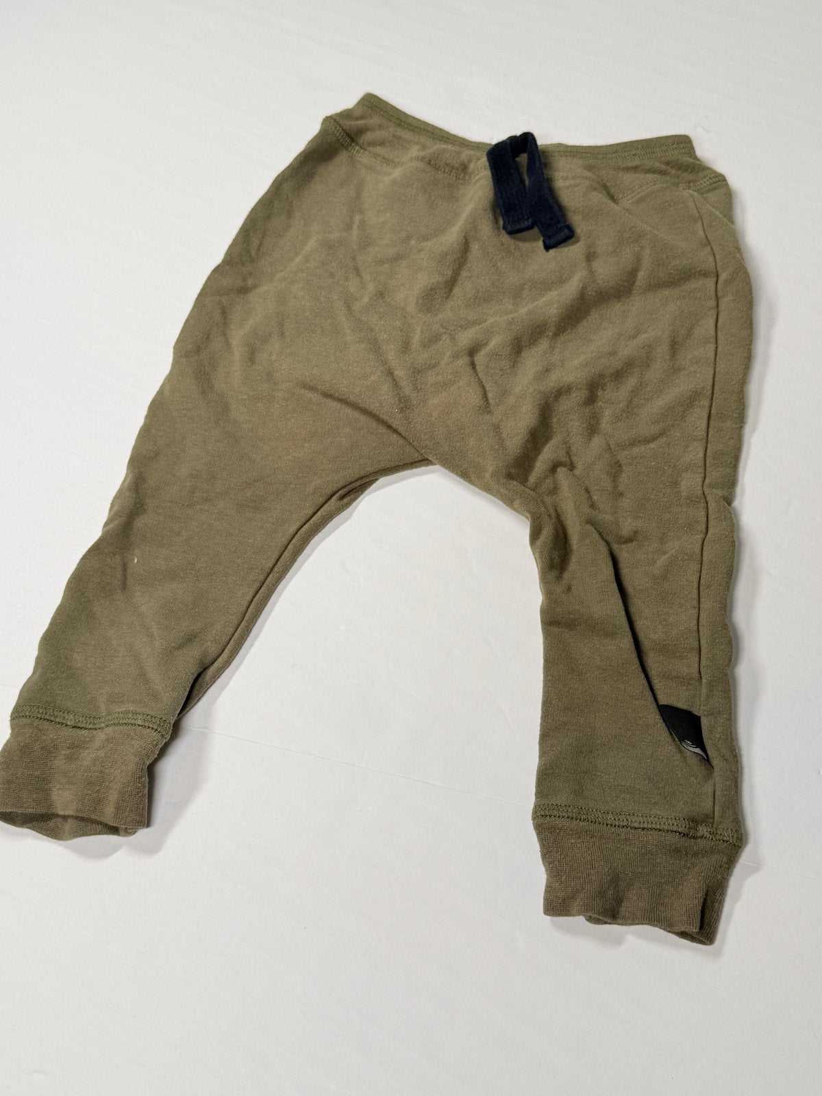Wooly Doodle Olive Green Joggers 18-24M