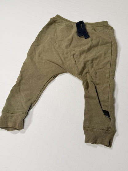 Wooly Doodle Olive Green Joggers 18-24M