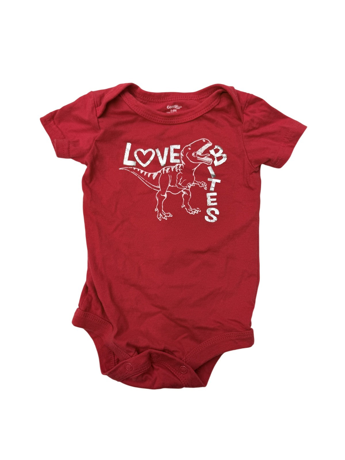 George Baby Love Bites Dino Bodysuit 3-6M