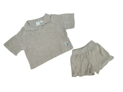 Zara Terry Cloth Polo Set 4 Years
