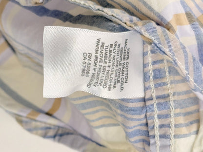 Nordstrom Plaid Button-Up Shirt Size 4