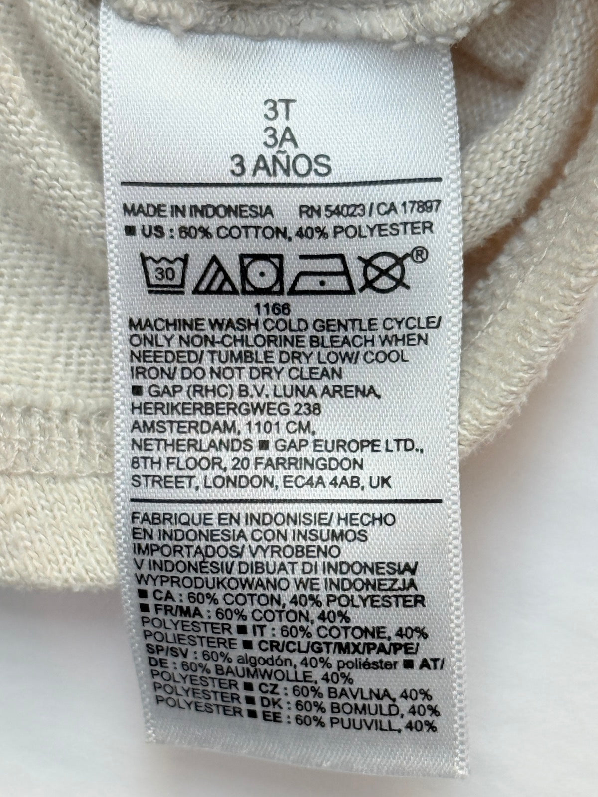 Old Navy Hooded Henley Sweatshirt Size 3T