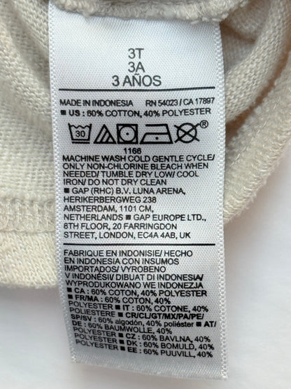 Old Navy Hooded Henley Sweatshirt Size 3T