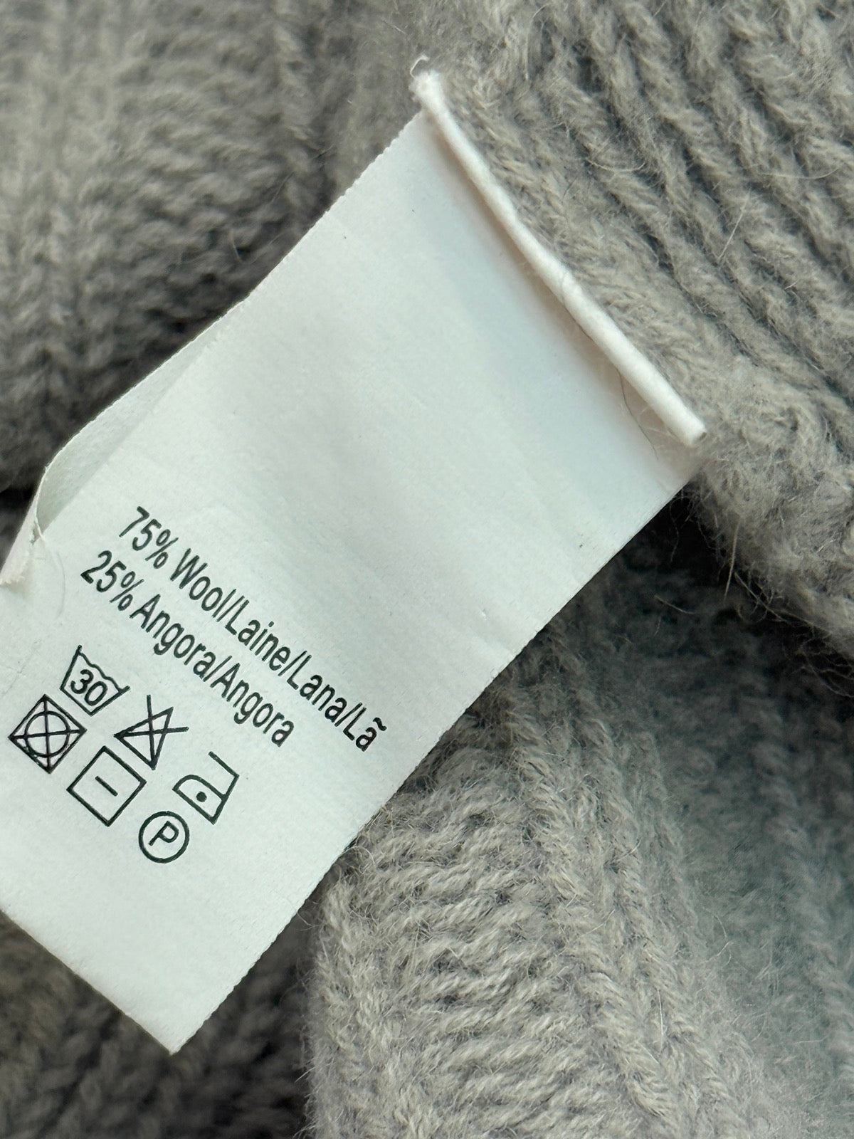 Bonpoint Gray Knit Cardigan Size 18m