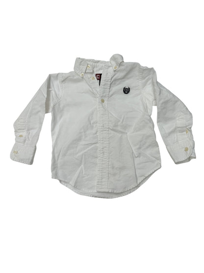 Chaps White Oxford Button-Down Shirt 2/2T