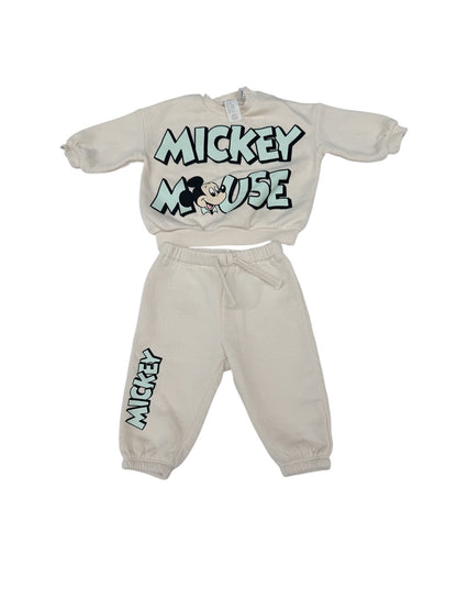 Fits Big H&M Mickey Mouse Sweatshirt Jogger Set 6-9M
