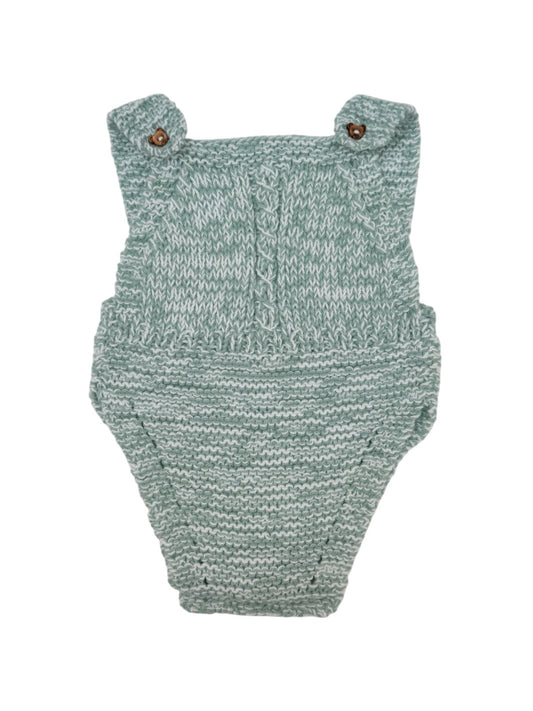 Handmade Knit Baby Romper 3-6m