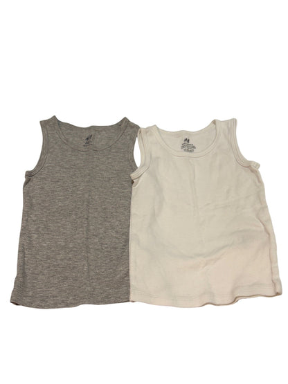 H&M Basic Tank Top 2-Pack Size 2-4y