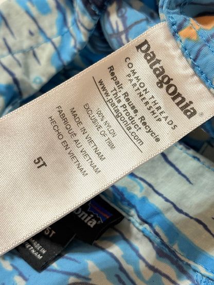 Patagonia Baggies Fish Print Shell Jacket 5T