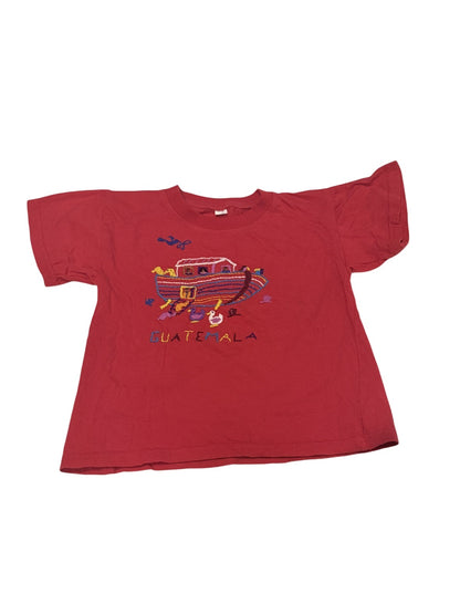 Guatemala Noah's Ark Embroidered T-Shirt Size 4T