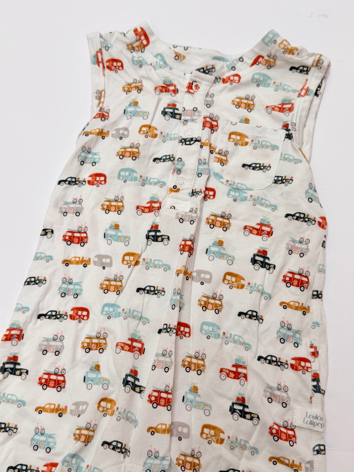 Loulou Lollipop Car Print Romper 18-24M