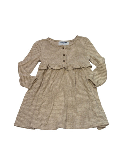 Old Navy Waffle Knit Ruffle Dress 2T