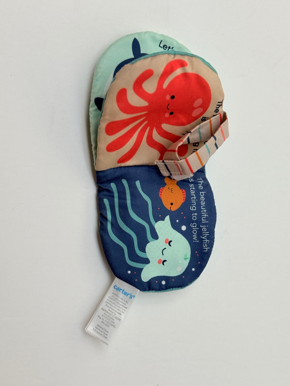 Carter's Ocean Soft Activity Book Baby Toy