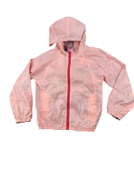 Zara Girls Reversible Butterfly Print Hooded Jacket Size 7/8