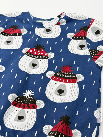 Ole Deigns Polar Bear Print Sweatshirt Size 5/6