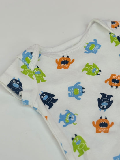 Rococo Monster Print Bodysuit 3M