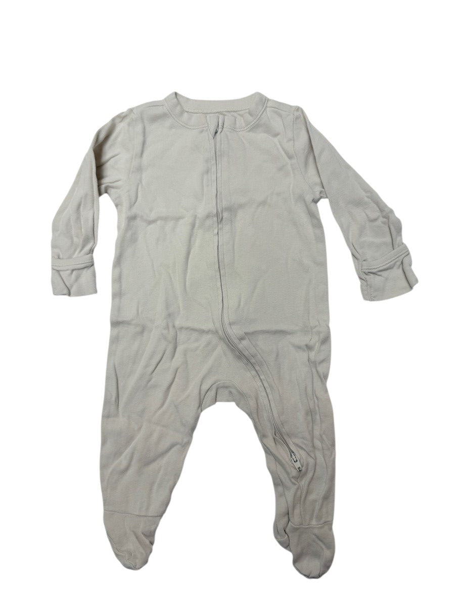 Old Navy Footed Sleeper Cream 3-6M