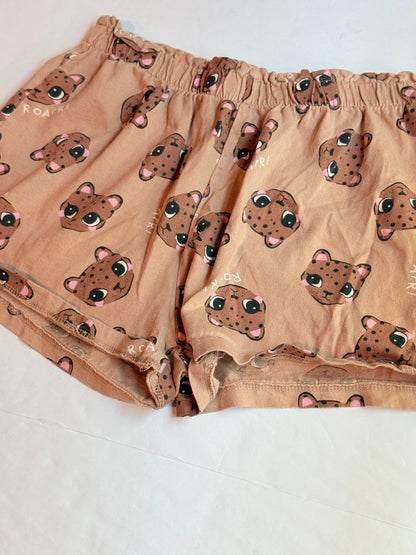 H&M Cheetah Print Shorts Size 6-7Y