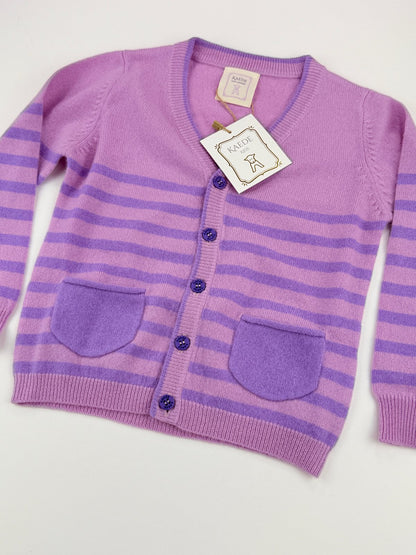 NWT - Kaede Striped Cashmere Cardigan Size 2-3Y / 3-4Y /5-6Y