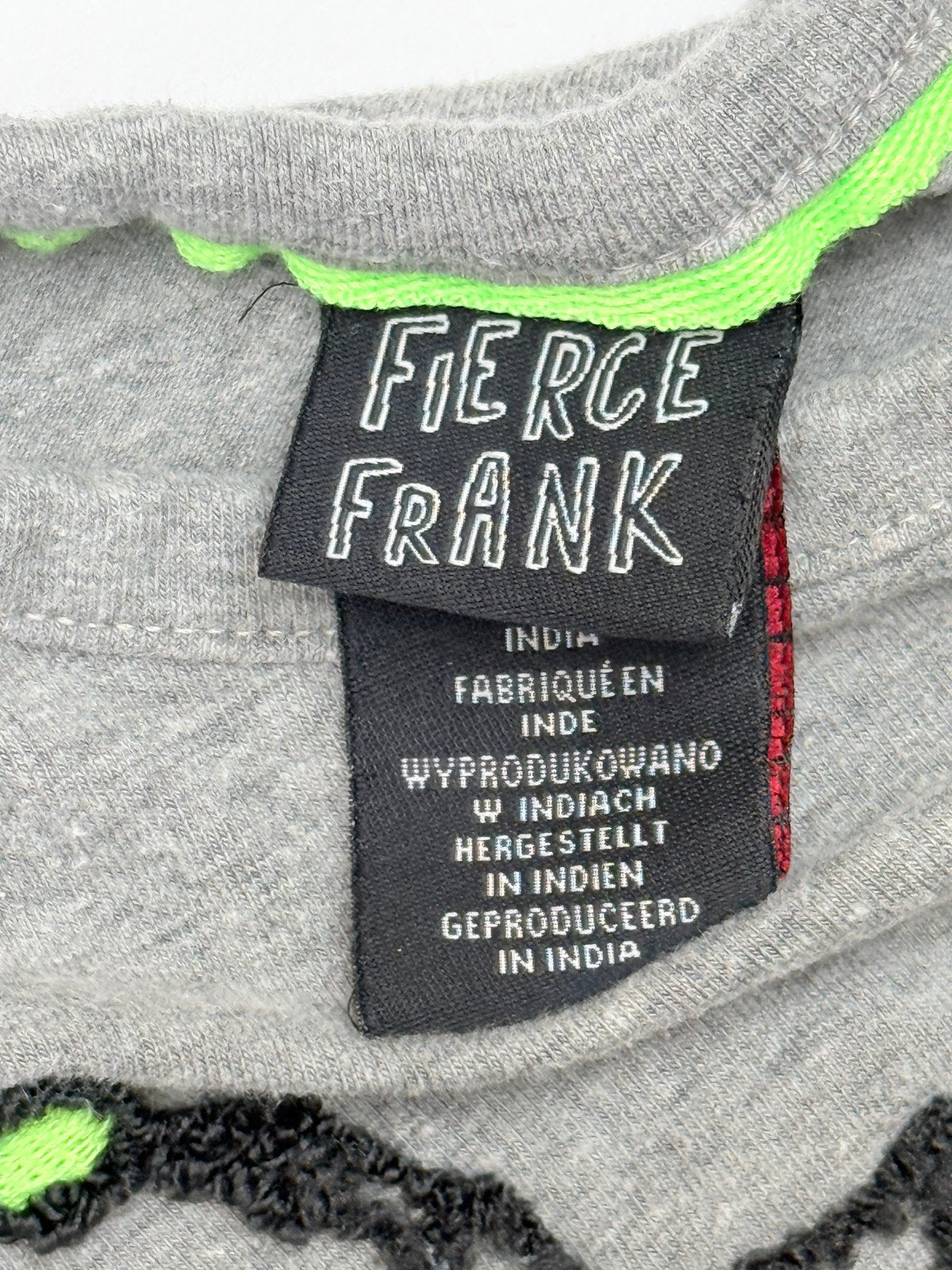 Fierce Frank Gray Robot Long Sleeve T-Shirt 6-9M